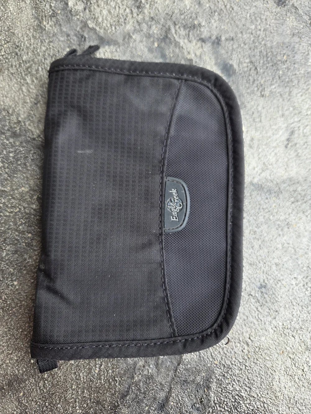Black Travel Organizer Wallet